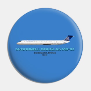 McDonnell Douglas MD-83 - Continental Airlines Pin