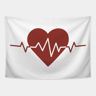 Heart face mask / nurse face shield Tapestry