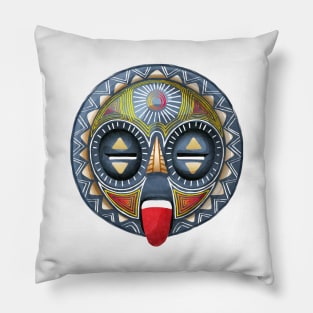 Tribal mask Pillow