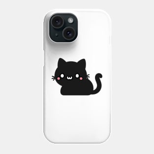 CUTE BLACK CAT Phone Case