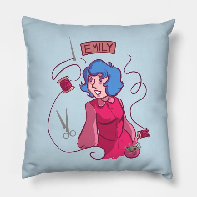 emily Pillow by inkpocket