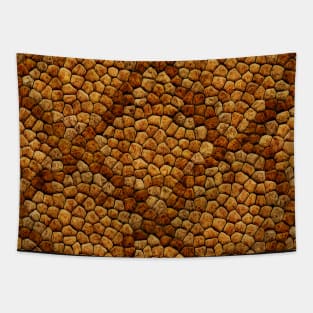 Brown Faux Python Snake Skin Texture Artistic Gifts Tapestry