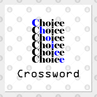 Crossword Posters And Art Prints Teepublic