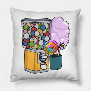 Candy cartoon illustration Pillow