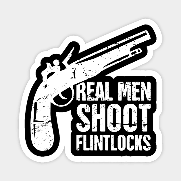 Gift For Flintlock Rifle History Gun Collector Magnet by MeatMan