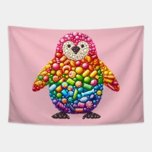 Candy Penguin Tapestry