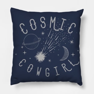 Cosmic Cowgirl Pillow