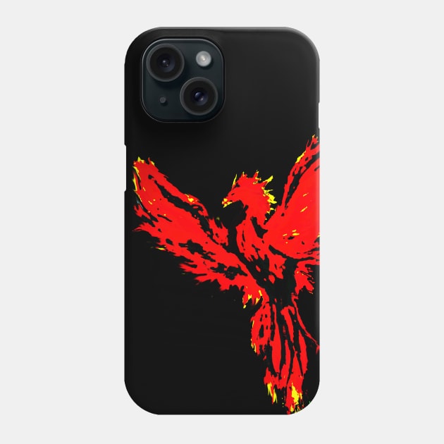 emo phoenix Phone Case by Trashfox