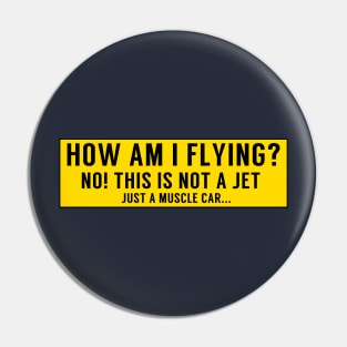 How Am I Flying? Pin