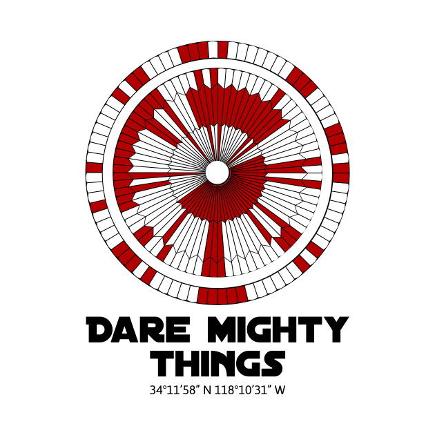 Dare Mighty Things Perseverance Mars Rover Landing Binary Code Pattern by star trek fanart and more