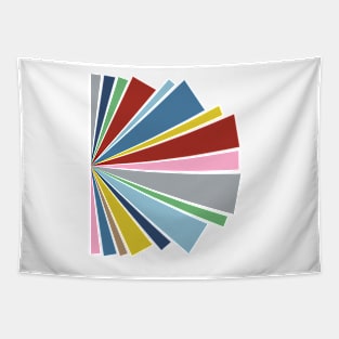 Side Sunburst Rainbow Tapestry