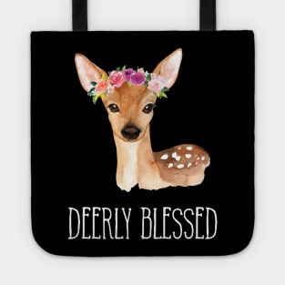 Deerly Blessed Deer Tote