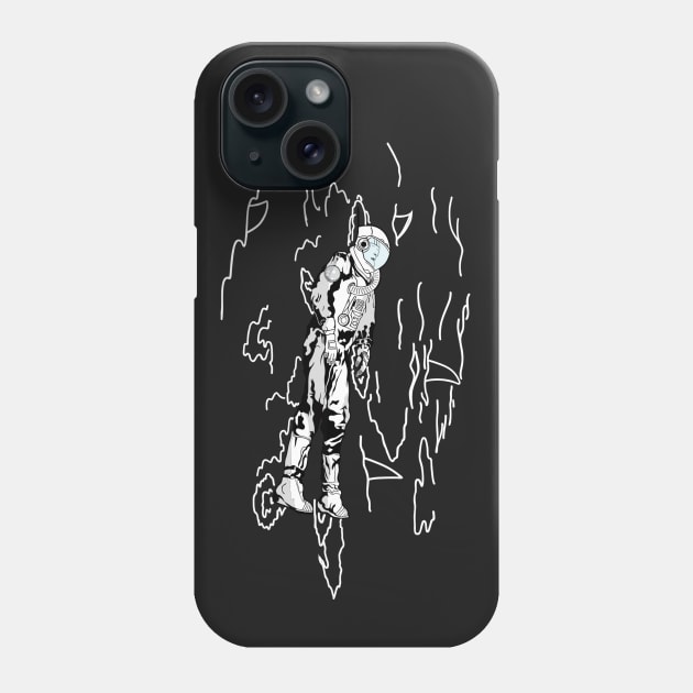 Space Swim Phone Case by theofficialdb