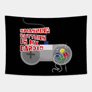 Smashing Buttons Is My Cardio Tapestry