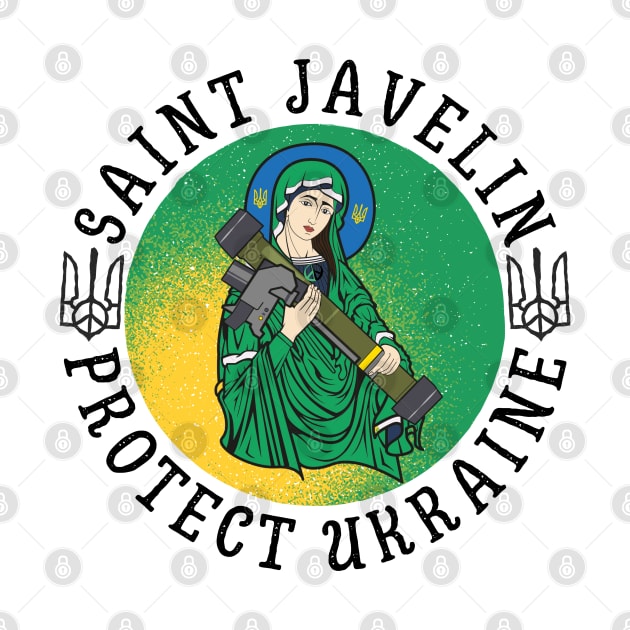 Saint Javelin protect Ukraine by Myartstor 