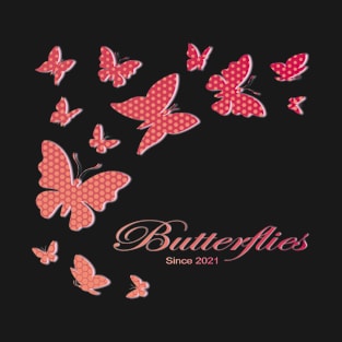 An hypnotic butterflies' cloud T-Shirt