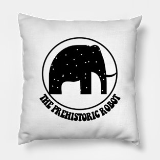 The Prehistoric Robot Logo Round Pillow