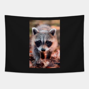 Cute Baby Raccoon Tapestry