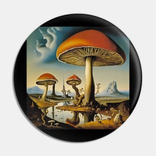 Mushroom by Dalí Pin