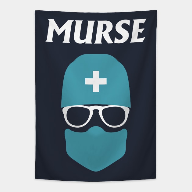 Murse - Male nurse - Heroes Tapestry by Crazy Collective