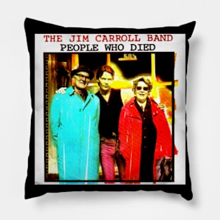 People Who Died 1980 New Wave Punk Throwback Pillow