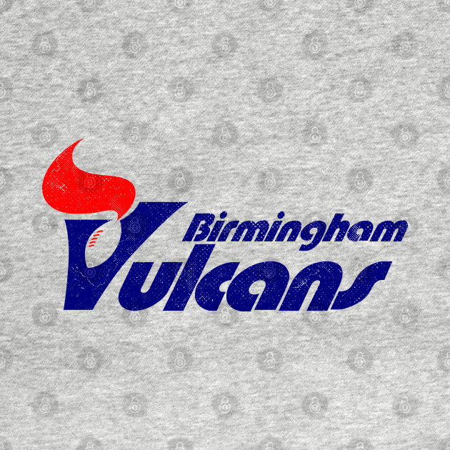 Disover Defunct - Birmingham Vulcans Football WFL - Alabama - T-Shirt