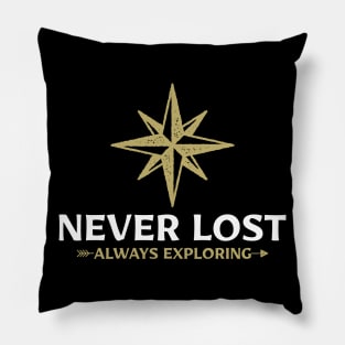 never lost allways exploring Pillow