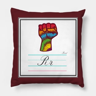 R is for Resist Pillow
