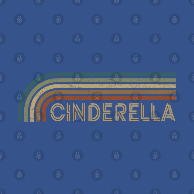 Cinderella Retro Stripes by paintallday