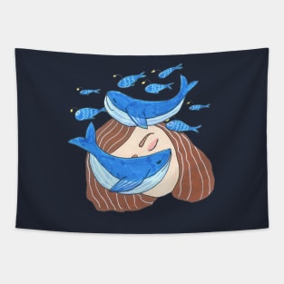 Whale Dreams Tapestry