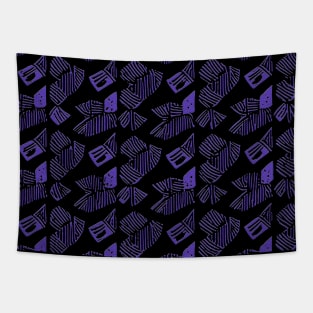 Hidden Within The Jungle Ferns Abstract Pattern (MD23SMR014c) Tapestry