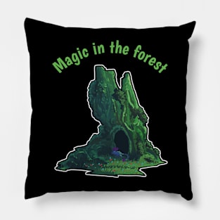 Magic in the forest Pillow