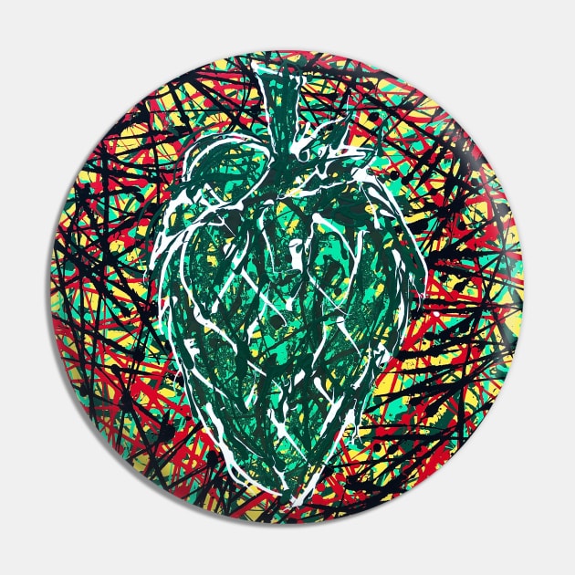 Jackson Pollock Hop Pin by realartisbetter