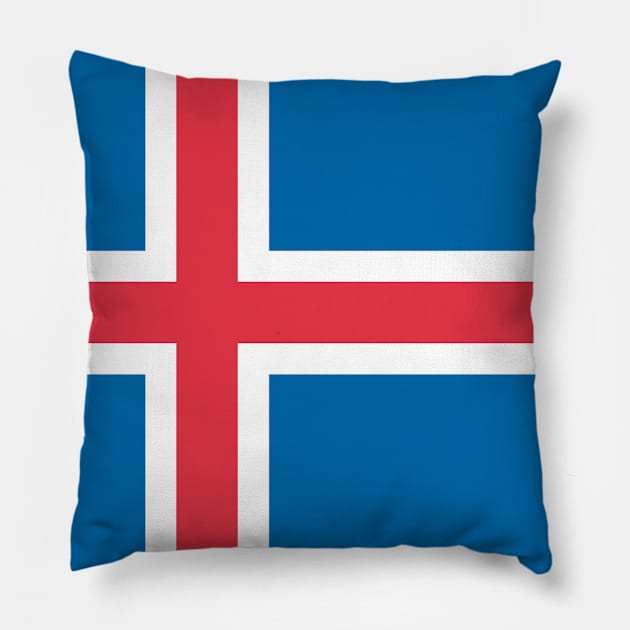 Iceland Pillow by Wickedcartoons