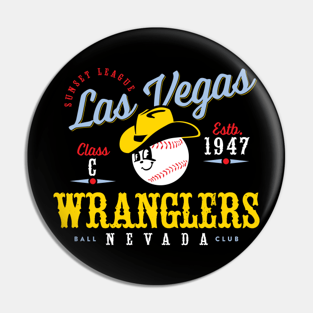 Las Vegas Wranglers Pin by MindsparkCreative