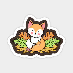 Kawaii fox cutie Magnet