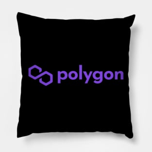 polygon Matic Crypto Matic coin Crytopcurrency Pillow