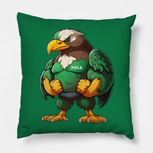 Philadelphia Reimagined Alternative Fighting Mascot Pillow