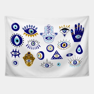 Evil eye protection Tapestry