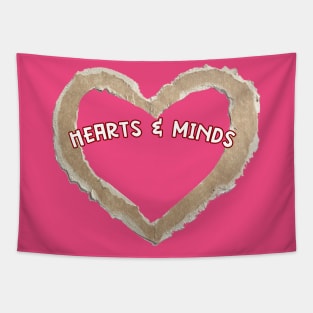 Hearts & Minds (heart shape) Tapestry