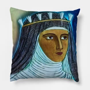 Hildegard of Bingen Portrait | Hildegard of Bingen Artwork 5 Pillow