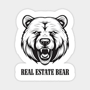 Real Estate Bear Magnet