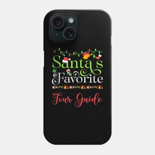 Santas Favorite - Tour Guide - Holiday Top Elf Profession Phone Case