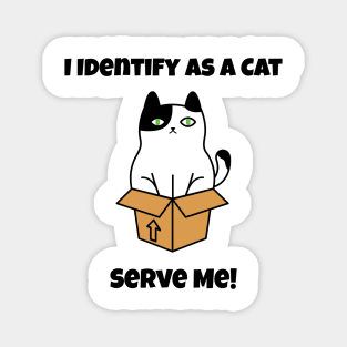 I identify as a cat Magnet