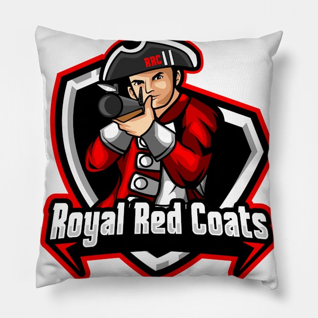 Royal Red Coats Pillow by TexcwbyGaming