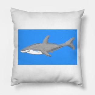 Shark silhouette Pillow