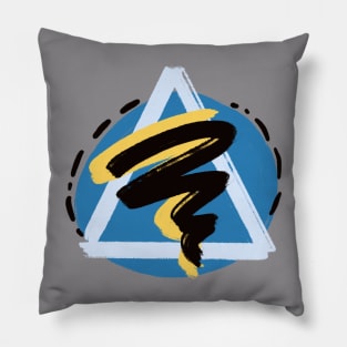 Artistic triangle Pillow