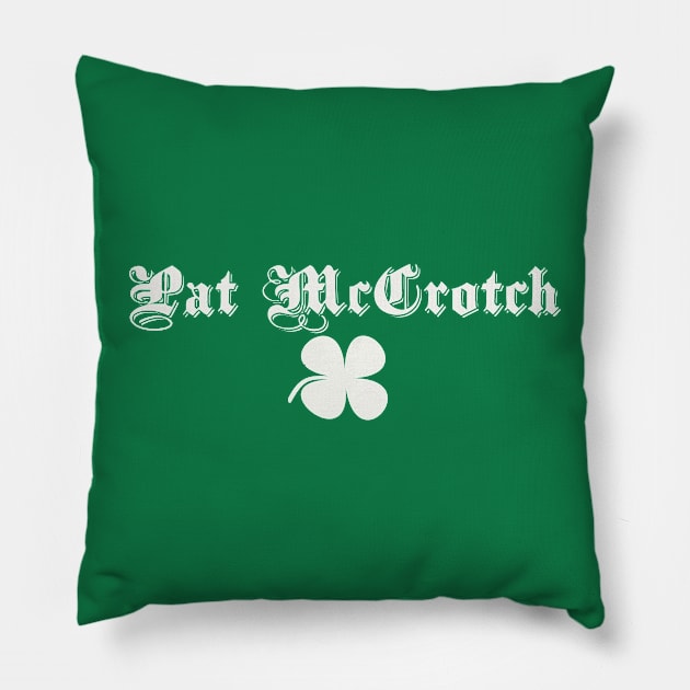 Lucky Irish Pillow by @johnnehill