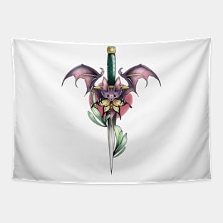 bat dagger Tapestry