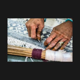 Silk Carpet Craftsmen, Rajasthan, India T-Shirt